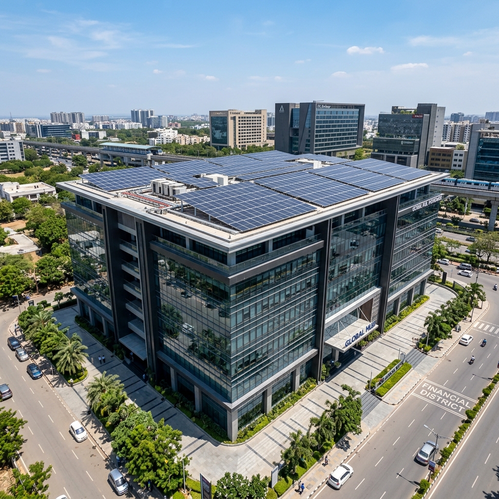 Commercial Solar Installation by Greensurya Solar